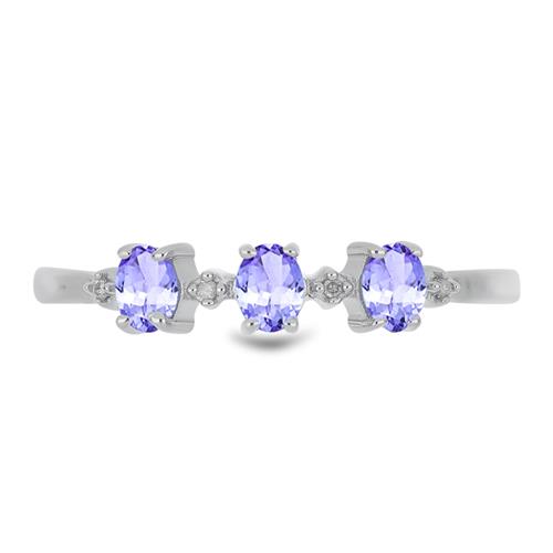BUY 925 SILVER NATURAL TANZANITE GEMSTONE UNIQUE RING  
